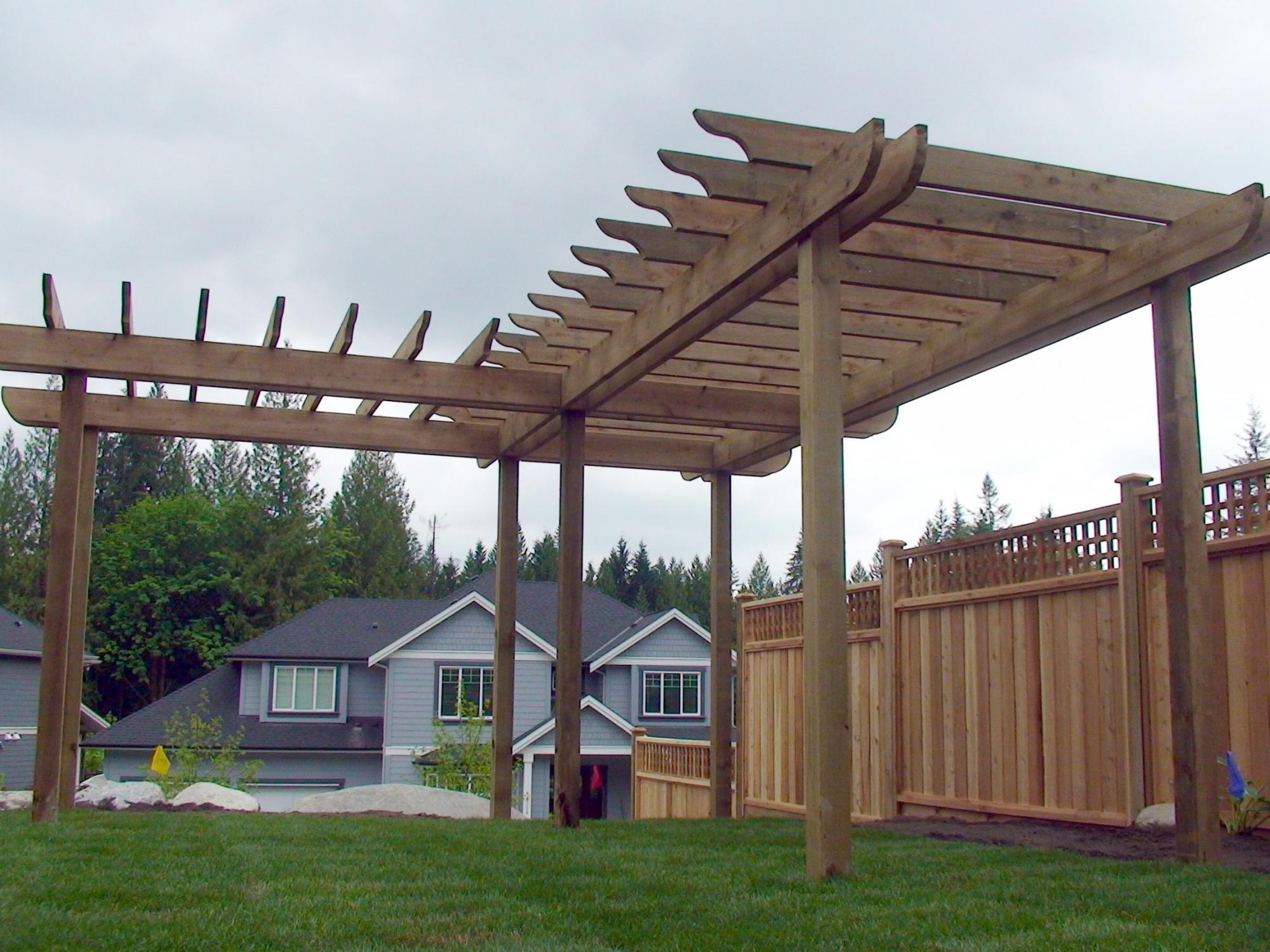 Cedar Fences & Wood Structures - Kinsley Landscape